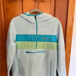 Cotopaxi Blue Sweatshirt Quarter-Zip Performance Top